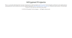 Desktop Screenshot of ncryptedprojects.com